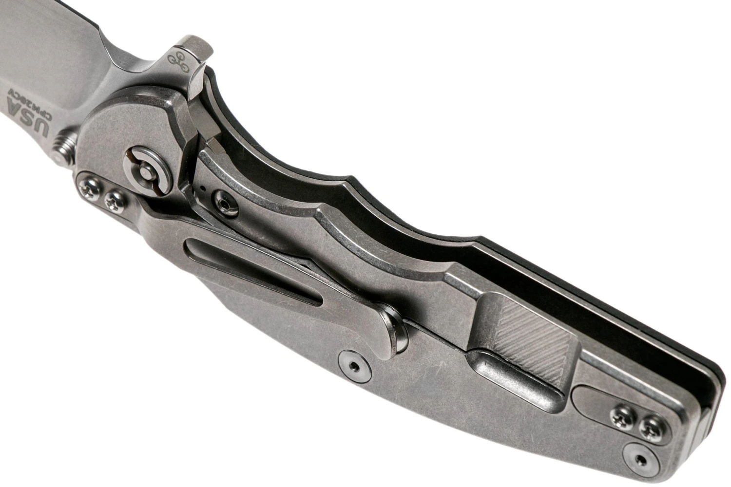 Rick Hinderer Jurassic Slicer Black G10 CPM 20CV Couteau De Poche 7 Rick Hinderer Jurassic Slicer Black G10 CPM 20CV Couteau De Poche – Image 5