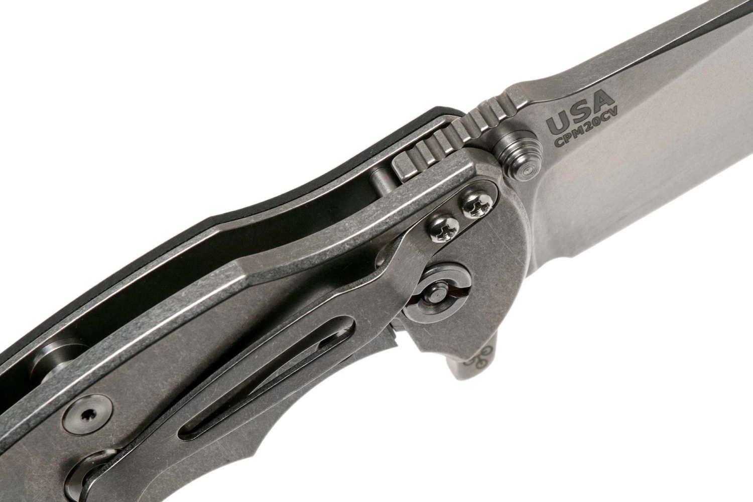 Rick Hinderer Jurassic Slicer Black G10 CPM 20CV Couteau De Poche 8 Rick Hinderer Jurassic Slicer Black G10 CPM 20CV Couteau De Poche – Image 6