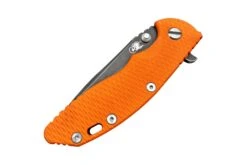 Rick Hinderer Jurassic Spearpoint 20CV Battle Black, Orange G10 Couteau De Poche -Spyder Couteau Magasin HRK JU SP BBL OR 03 rickhinderer