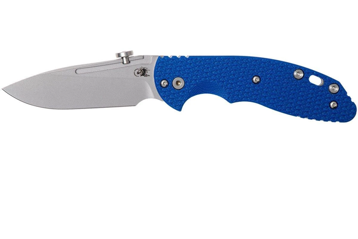 Rick Hinderer XM Slippy 3" Slicer 20CV Blue G10 Slipjoint Couteau De Poche 3 Rick Hinderer XM Slippy 3" Slicer 20CV Blue G10 Slipjoint Couteau De Poche