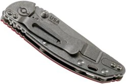 Rick Hinderer XM18 3.0” Spearpoint Non-Flipper CPM 20CV Red G10 Couteau De Poche -Spyder Couteau Magasin HRK XM18 3 SP NF RD 04 rick hinderer knives