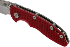 Rick Hinderer XM18 3.0” Spearpoint Non-Flipper CPM 20CV Red G10 Couteau De Poche -Spyder Couteau Magasin HRK XM18 3 SP NF RD 07 rick hinderer knives
