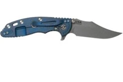 Rick Hinderer XM-18 3.5 Bowie 20CV Battle Blue, Blue-Black G10 Couteau De Poche -Spyder Couteau Magasin HRK XM18 35 BW BBBB 02 rick hinderer knives