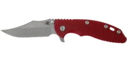 Rick Hinderer XM-18 3.5 Bowie 20CV Working Finish, Red G10 Couteau De Poche