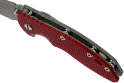 Rick Hinderer XM-18 3.5 Bowie 20CV Working Finish, Red G10 Couteau De Poche -Spyder Couteau Magasin HRK XM18 35 BW WR 07 rick hinderer knives