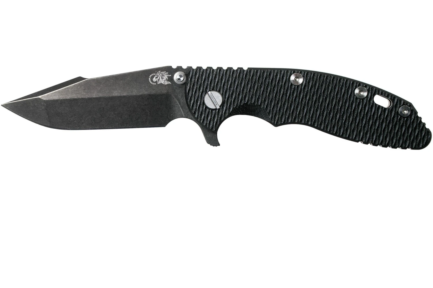 Rick Hinderer XM-18 3.5" Harpoon Spanto Blackwashed S35VN, Black G10 Couteau De Poche 3 Rick Hinderer XM-18 3.5" Harpoon Spanto Blackwashed S35VN, Black G10 Couteau De Poche