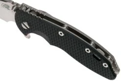 Rick Hinderer XM18 3.5” Recurve, CPM 20CV, Stonewash, Black G10, Couteau De Poche -Spyder Couteau Magasin HRK XM18 35 RCSW B 07 rick hinderer knives