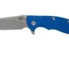 Rick Hinderer XM18 3,5” Slicer Working Finish, Blue G10 -Spyder Couteau Magasin HRK XM18 35 SLWF BL 01 rick hinderer knives