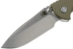 Rick Hinderer XM18 3,5” Non-Flipper Spearpoint, OD Green G10, 20CV, Couteau De Poche -Spyder Couteau Magasin HRK XM18 35 SPSW OD 03 rick hinderer knives