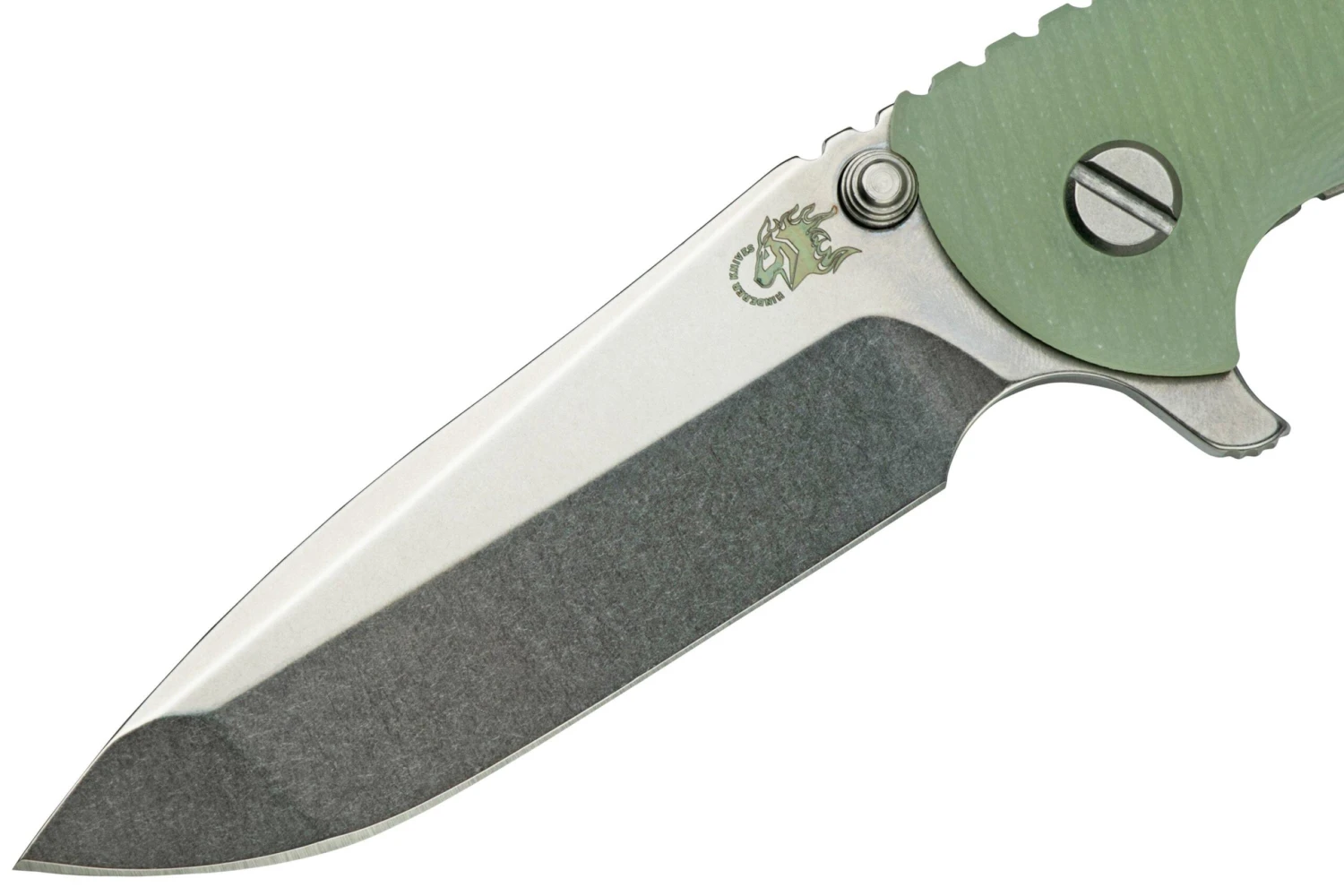 Rick Hinderer XM-18 3.5" Spanto S45VN Stonewash, Translucent G10, CPM S45VN Couteau De Poche 5 Rick Hinderer XM-18 3.5" Spanto S45VN Stonewash, Translucent G10, CPM S45VN Couteau De Poche – Image 3