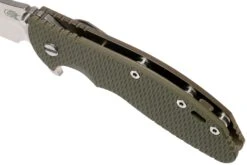 Rick Hinderer XM-24 4” Bowie, CPM 20CV, Stonewashed Bronze, OD Green G10 Couteau De Poche 15 Rick Hinderer XM-24 4” Bowie, CPM 20CV, Stonewashed Bronze, OD Green G10 Couteau De Poche -Spyder Couteau Magasin HRK XM24 BW SWB OD 07 rick hinderer knives