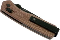 The James Brand The Carter, Tan Micarta, Black Couteau De Poche KN108140-00 -Spyder Couteau Magasin JAKCT108140 04 the james brand
