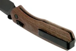 The James Brand The Carter, Tan Micarta, Black Couteau De Poche KN108140-00 -Spyder Couteau Magasin JAKCT108140 05 the james brand