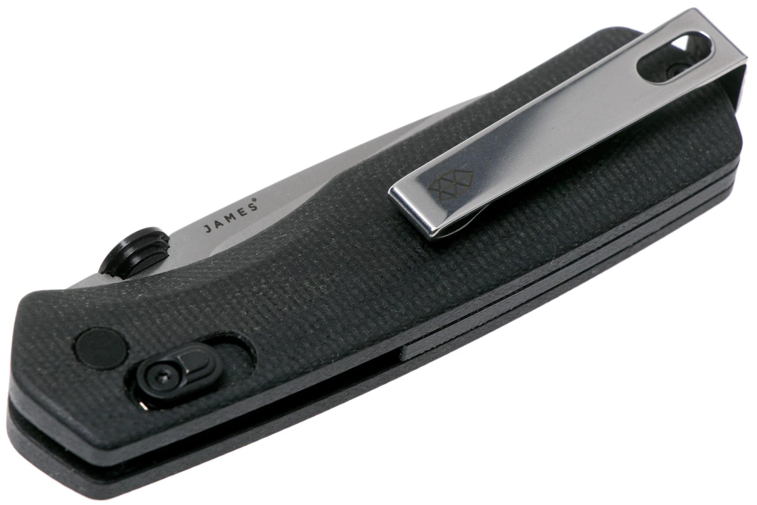 The James Brand The Carter, Black Micarta, Stainless Couteau De Poche KN108143-00 6 The James Brand The Carter, Black Micarta, Stainless Couteau De Poche KN108143-00 â Image 4