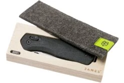 The James Brand The Carter, Black Micarta, Stainless Couteau De Poche KN108143-00 17 The James Brand The Carter, Black Micarta, Stainless Couteau De Poche KN108143-00 -Spyder Couteau Magasin JAKN108143 00 08 the james brand