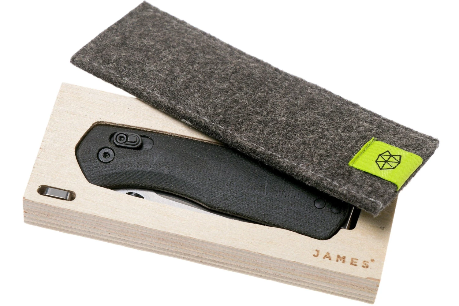 The James Brand The Carter, Black Micarta, Stainless Couteau De Poche KN108143-00 10 The James Brand The Carter, Black Micarta, Stainless Couteau De Poche KN108143-00 â Image 8