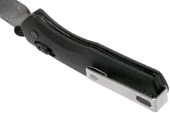 The James Brand The Carter, Black G10, Damascus Couteau De Poche KN108147-00 -Spyder Couteau Magasin JAKN108147 00 05 the james brand