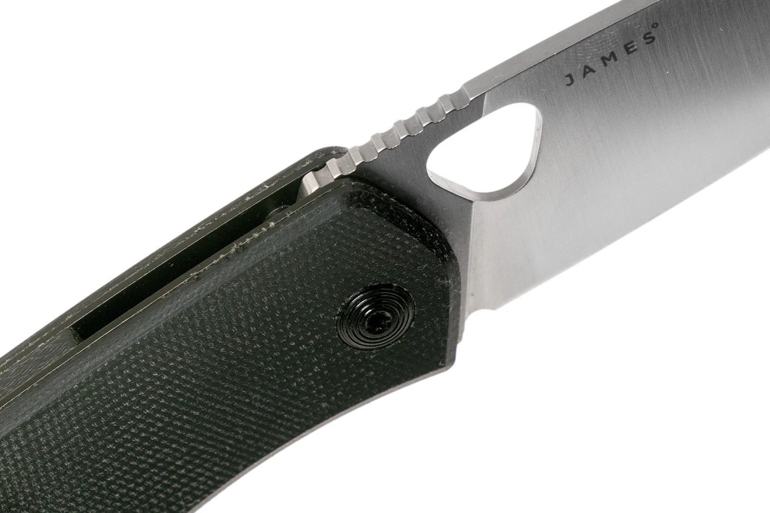 The James Brand Folsom KN102143-00 Black Micarta + Satin Couteau De Poche 8 The James Brand Folsom KN102143-00 Black Micarta + Satin Couteau De Poche – Image 6