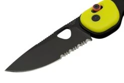 The James Brand The Redstone, Neon, Turquoise PP, Black, Serrated, KN118191-01, Couteau De Poche -Spyder Couteau Magasin JAKN118191 01 03 jamesbrand