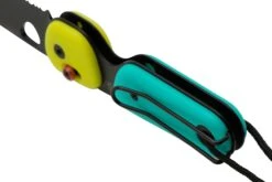 The James Brand The Redstone, Neon, Turquoise PP, Black, Serrated, KN118191-01, Couteau De Poche -Spyder Couteau Magasin JAKN118191 01 04 jamesbrand