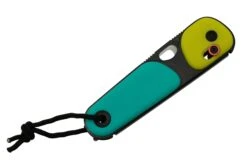 The James Brand The Redstone, Neon, Turquoise PP, Black, Serrated, KN118191-01, Couteau De Poche -Spyder Couteau Magasin JAKN118191 01 06 jamesbrand