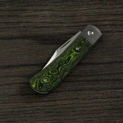 Jack Wolf Benny's Clip CamoCarbon Toxic Green, BENNY-01-CCTG, Couteau De Poche Slipjoint -Spyder Couteau Magasin JW BENNY 01 CCTG 02 jackwolf