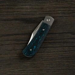 Jack Wolf Benny's Clip Fat Carbon Arctic Storm, BENNY-01-FCB, Couteau De Poche Slipjoint -Spyder Couteau Magasin JW BENNY 01 FCB 02 jackwolf