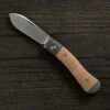 Jack Wolf K9 Jack, Natural Canvas Micarta K9-01-NAT Couteau De Poche Slipjoint -Spyder Couteau Magasin JW K9 01 NAT 01 jackwolf