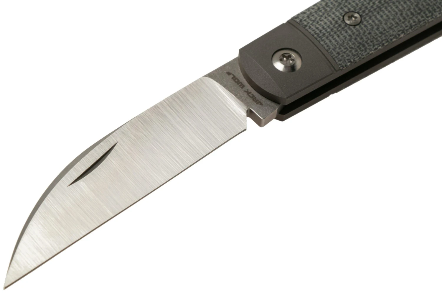 Jack Wolf Laid Back Jack, Black Canvas Micarta LAIDB-01-BLK Couteau De Poche Slipjoint 5 Jack Wolf Laid Back Jack, Black Canvas Micarta LAIDB-01-BLK Couteau De Poche Slipjoint â Image 3