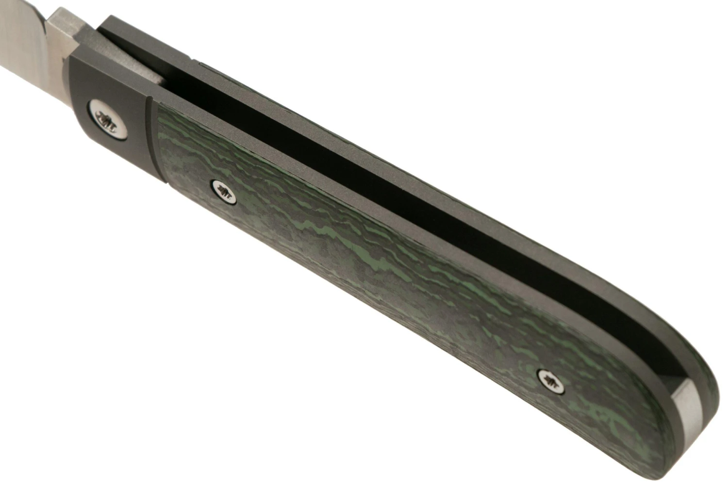 Jack Wolf Laid Back Jack, Fat Carbon Jungle Wear LAIDB-01-FCG Couteau De Poche Slipjoint 6 Jack Wolf Laid Back Jack, Fat Carbon Jungle Wear LAIDB-01-FCG Couteau De Poche Slipjoint – Image 4