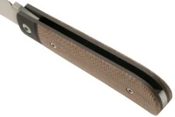 Jack Wolf Laid Back Jack, Natural Canvas Micarta LAIDB-01-NAT Couteau De Poche Slipjoint -Spyder Couteau Magasin JW LAIDB 01 NAT 04 jackwolf