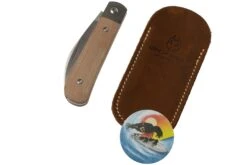 Jack Wolf Laid Back Jack, Natural Canvas Micarta LAIDB-01-NAT Couteau De Poche Slipjoint -Spyder Couteau Magasin JW LAIDB 01 NAT 07 jackwolf