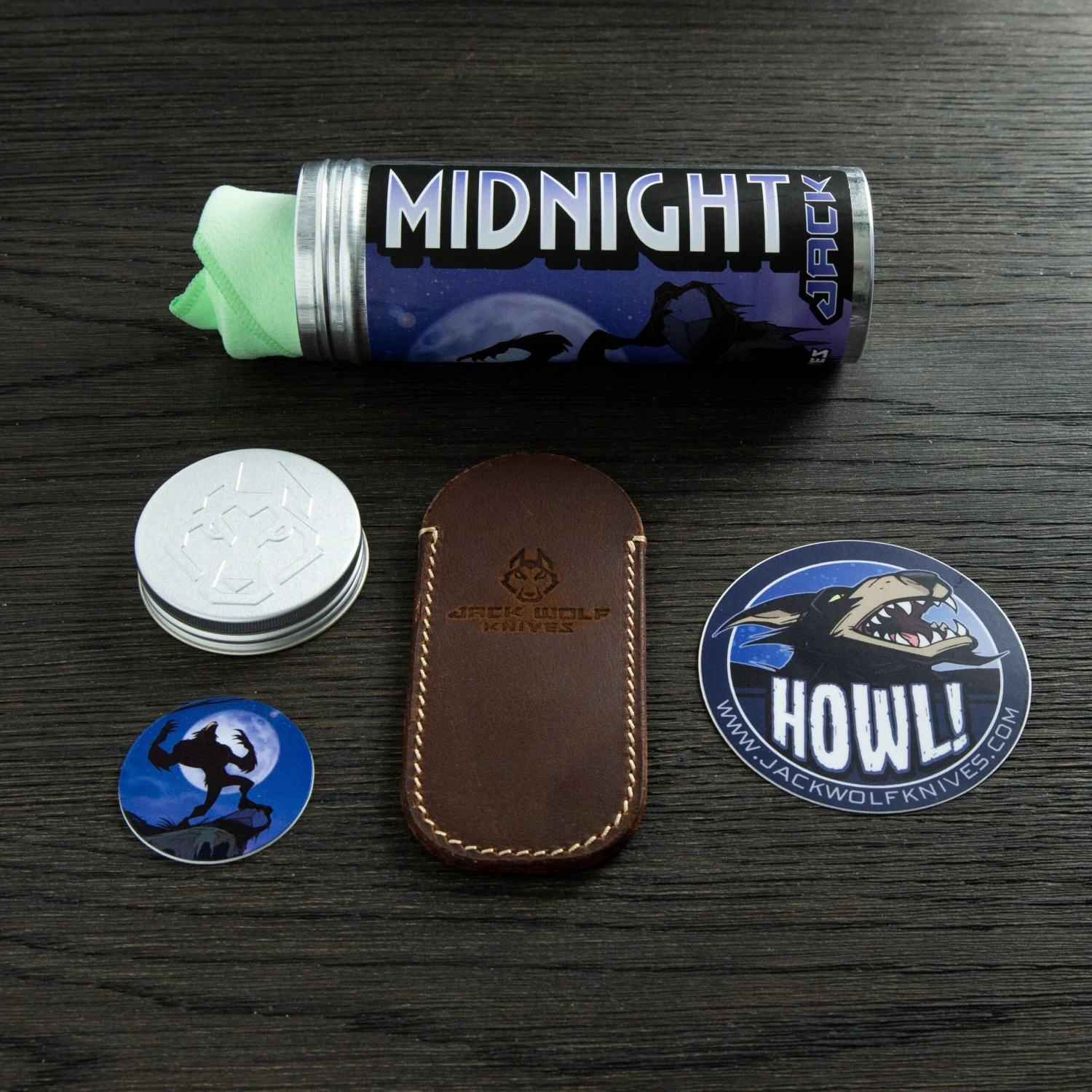 Jack Wolf Midnight Jack, Natural Canvas Micarta MIDNI-01-NAT Couteau De Poche Slipjoint 5 Jack Wolf Midnight Jack, Natural Canvas Micarta MIDNI-01-NAT Couteau De Poche Slipjoint – Image 3