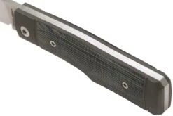 Jack Wolf Sharpshooter Jack, Black Canvas Micarta SHSH-MBK Couteau De Poche Slipjoint -Spyder Couteau Magasin JW SHSH MBK 08 jackwolf