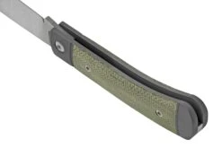 Jack Wolf Venom Jack VEN-01-GRN Canvas Micarta Green, Couteau De Poche Slipjoint -Spyder Couteau Magasin JW VEN 01 GRN 04 jackwolf