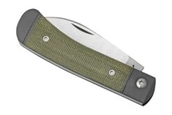 Jack Wolf Venom Jack VEN-01-GRN Canvas Micarta Green, Couteau De Poche Slipjoint -Spyder Couteau Magasin JW VEN 01 GRN 06 jackwolf