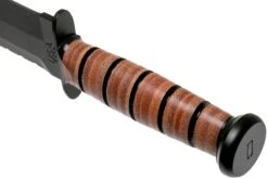 KA-BAR Big Brother 2217 Couteau à Lame Fixe Partiellement Dentelé, étui En Cuir -Spyder Couteau Magasin KA2217 04 ka bar