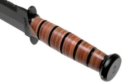 KA-BAR Big Brother 2217 Couteau à Lame Fixe Partiellement Dentelé, étui En Cuir -Spyder Couteau Magasin KA2217 05 ka bar