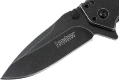 Kershaw Cryo 1555BW, Blackwashed -Spyder Couteau Magasin KE1555BW 03 kershaw cryo ke1555bw 03