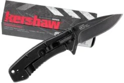 Kershaw Cryo 1555BW, Blackwashed -Spyder Couteau Magasin KE1555BW 09 kershaw cryo ke1555bw 09