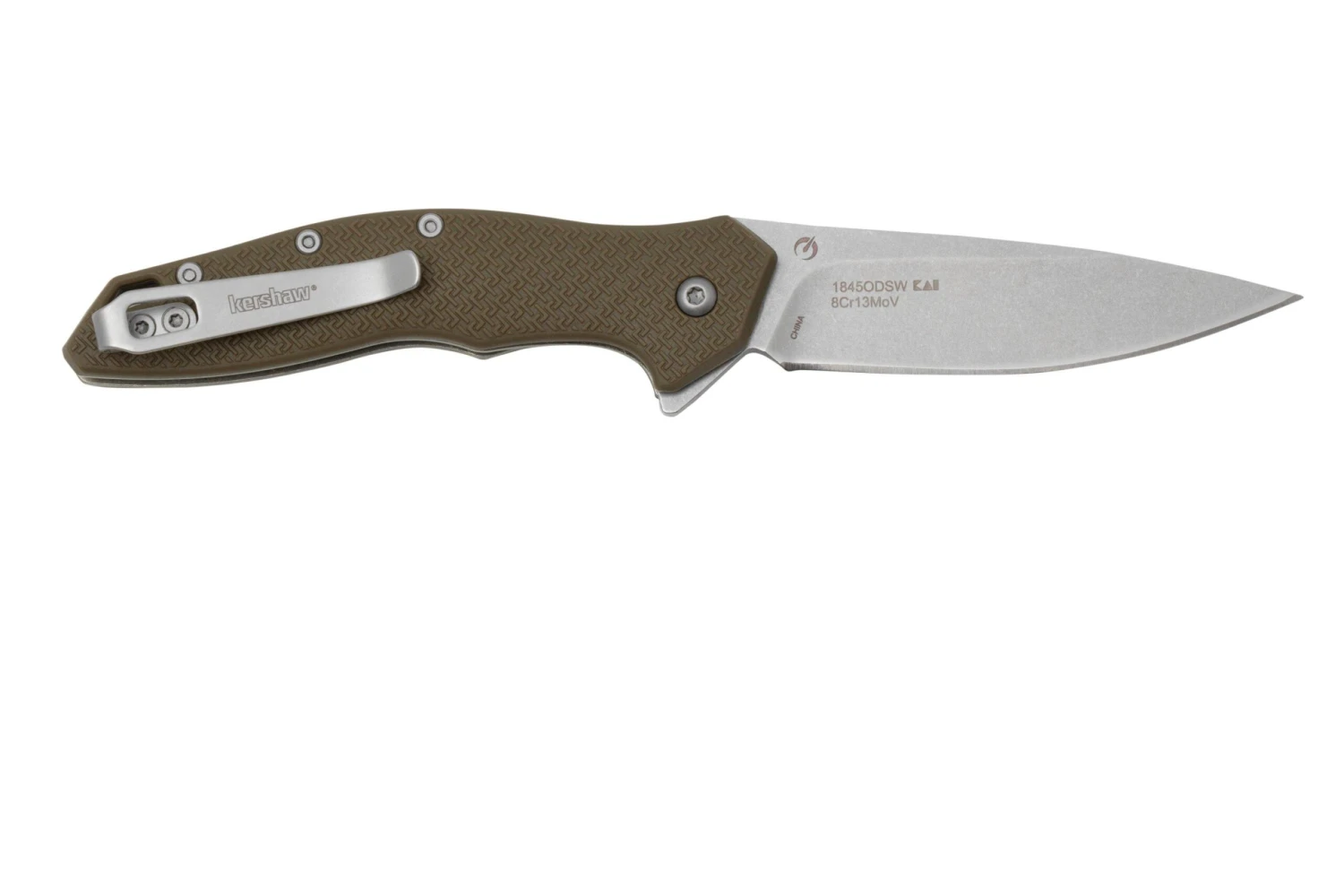 Kershaw Shoreline ODSW 1845 Desert Tan FRN Couteau De Poche 4 Kershaw Shoreline ODSW 1845 Desert Tan FRN Couteau De Poche – Image 2