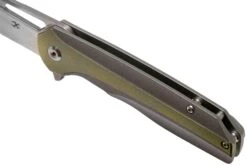 Kansept Shard K1006A2 Titanium, Gold Titanium Inlay Couteau De Poche, Kim Ning Design -Spyder Couteau Magasin KSK1006A2 07 kansept knives