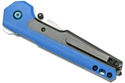 Kansept EDC Tac K2009A6 Blackwashed CPM-S35VN, Blue G10 Couteau De Poche, Mikkel Willumsen Design -Spyder Couteau Magasin KSK2009A6 04 kansept