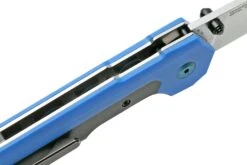 Kansept EDC Tac K2009A6 Blackwashed CPM-S35VN, Blue G10 Couteau De Poche, Mikkel Willumsen Design -Spyder Couteau Magasin KSK2009A6 06 kansept