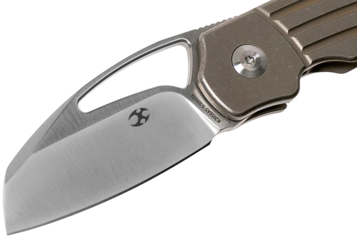 Kansept Goblin K2016A5 Titanium Grooves Couteau De Poche, Marshall Noble Design 5 Kansept Goblin K2016A5 Titanium Grooves Couteau De Poche, Marshall Noble Design â Image 3