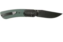 Kansept Reverie K2025A6 Black Stonewashed, OD Green G10 Couteau De Poche, Justin Lundquist Design -Spyder Couteau Magasin KSK2025A6 02 kansept