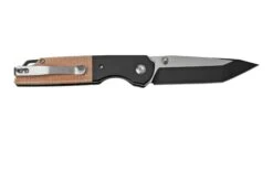 Kansept Warrior T1005T5 Black Tanto, Brown Micarta, Couteau De Poche, Kim Ning Design -Spyder Couteau Magasin KST1005T5 02 kansept