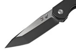 Kansept Warrior T1005T5 Black Tanto, Brown Micarta, Couteau De Poche, Kim Ning Design -Spyder Couteau Magasin KST1005T5 03 kansept