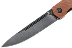 Kansept Prickle T1012A5 Black, Brown Micarta Couteau De Poche, Max Tkachuk -Spyder Couteau Magasin KST1012A5 03 kansept knives