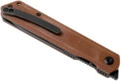 Kansept Prickle T1012A5 Black, Brown Micarta Couteau De Poche, Max Tkachuk -Spyder Couteau Magasin KST1012A5 04 kansept knives